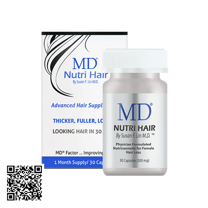 Viên Uống Mọc Tóc Trị Hói Đầu MD Nutri Hair (300mg X 30 Viên)