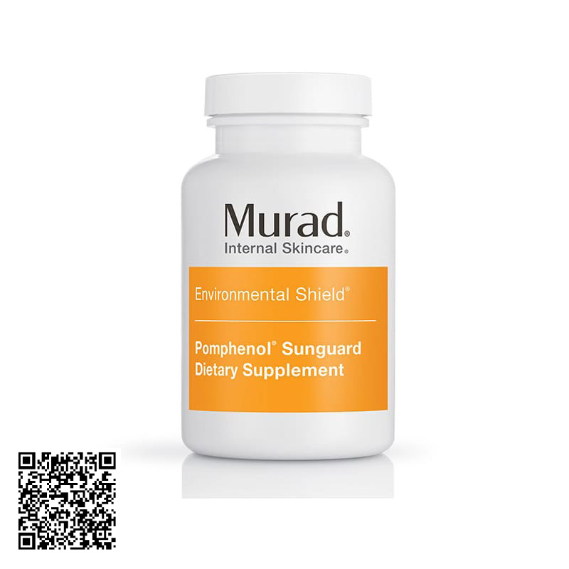 Viên Uống Chống Nắng Nội Sinh Murad Pomphenol Sunguard Dietary Supplement Mỹ 60 Viên