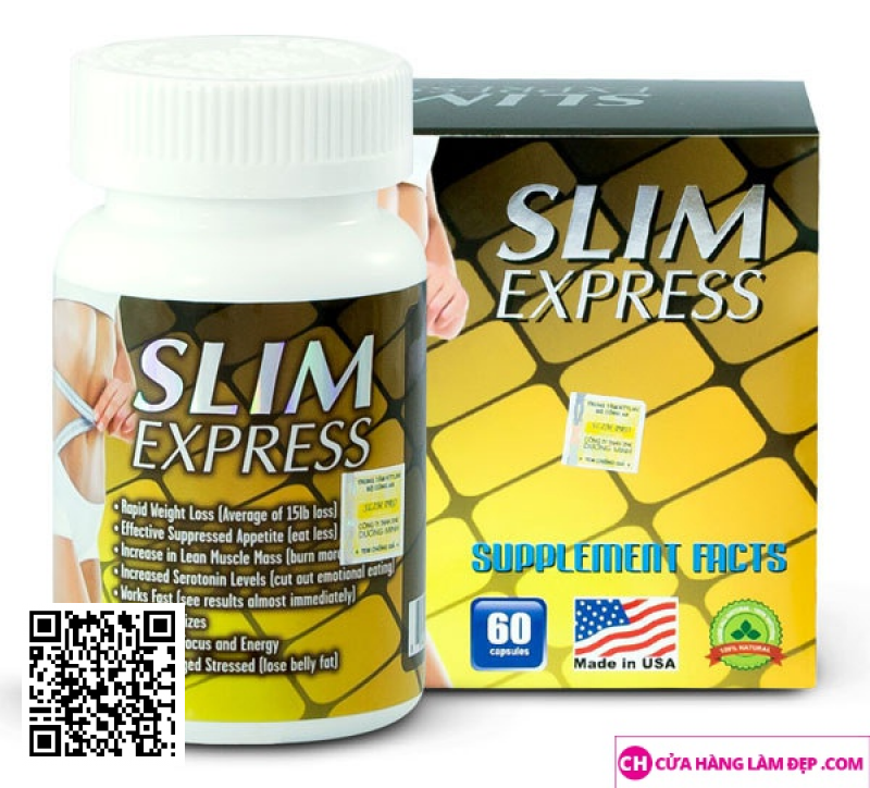 Viên Uống Giảm Cân Slim Express 60 Viên Của Mỹ