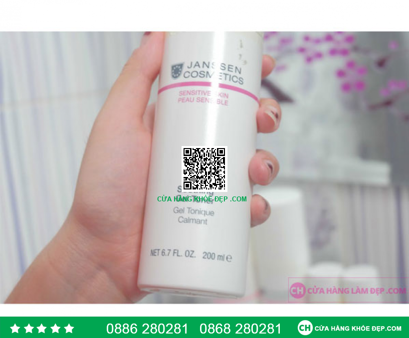 Nước Cân Bằng, Làm Dịu Da Janssen Sensitive Skin Soothing Face Lotion