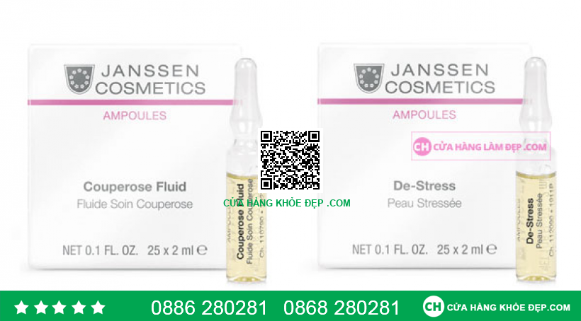 Tinh Chất Làm Dịu Da Janssen Ampoules De-Stress (25 ống x 2ml)