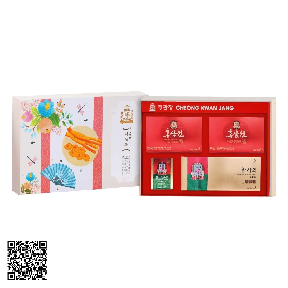 Hộp Quà Tết Hồng Sâm Cao Cấp KGC An Khang Vượng Phúc Từ Hàn Quốc