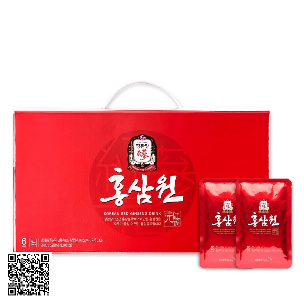 Nước Hồng Sâm Won KGC Jung Kwan Jang Từ Hàn Quốc 15 Gói