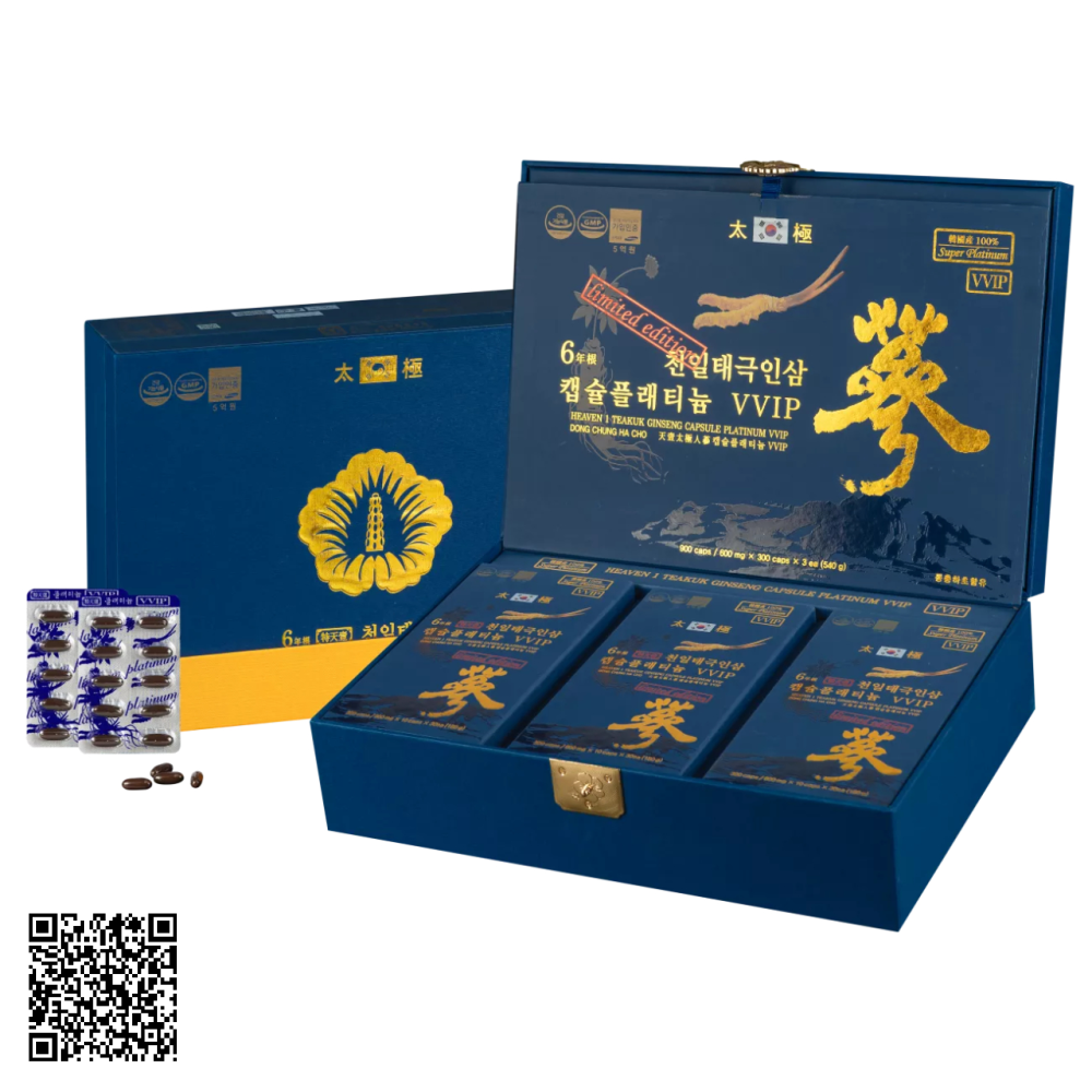 Viên Thiên Sâm Đông Trùng Hạ Thảo Kingsize Từ Hàn Quốc Hộp 900 Viên