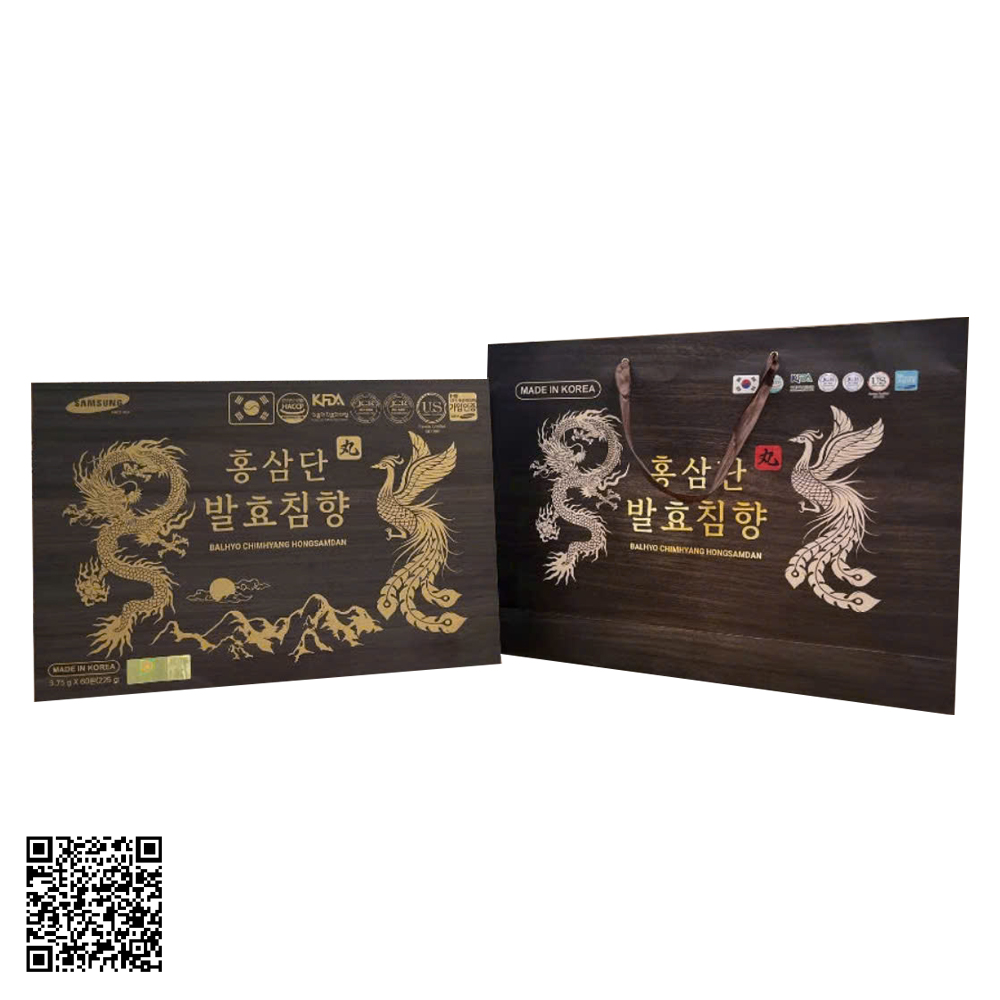 Hoạt Huyết Trầm Hương Balhyo Chimhyang Hongsamdan Từ Hàn Quốc 60 Viên