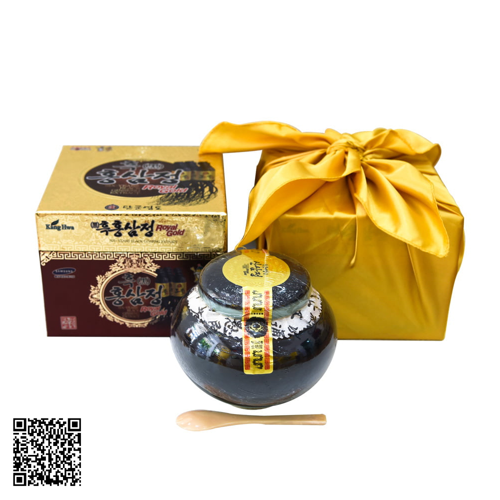 Cao Hắc Sâm Kanghwa Black Red Ginseng Royal Gold 1Kg