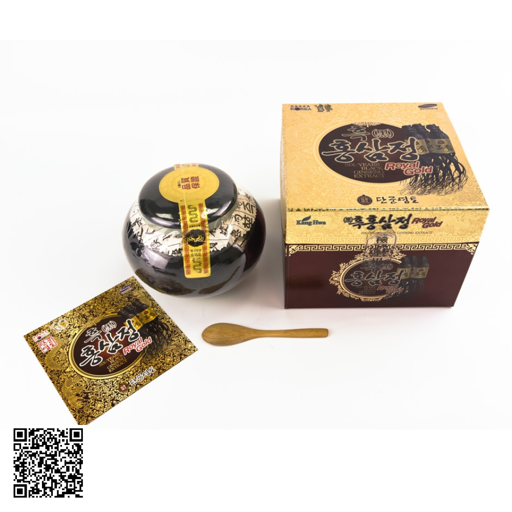 Cao Hắc Sâm Kanghwa Black Red Ginseng Royal Gold 1Kg