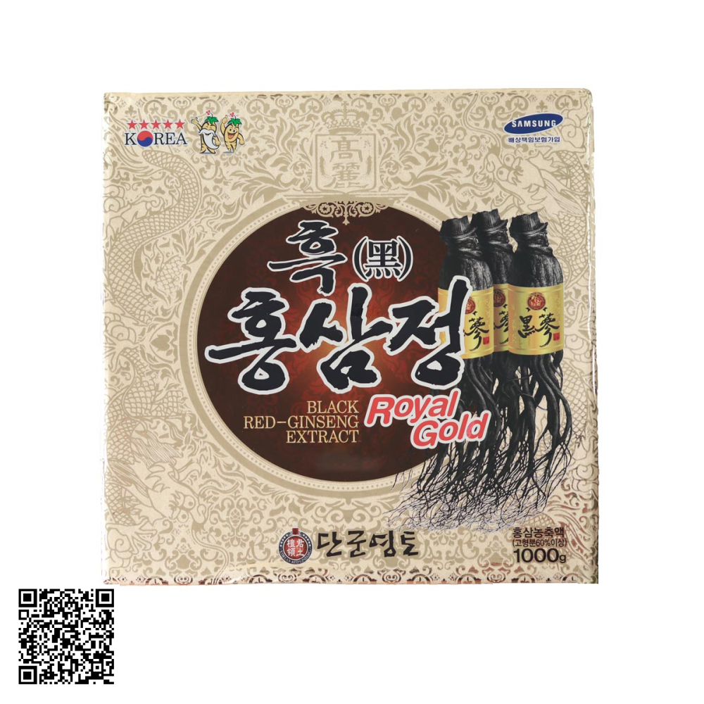 Cao Hắc Sâm Kanghwa Black Red Ginseng Royal Gold 1Kg