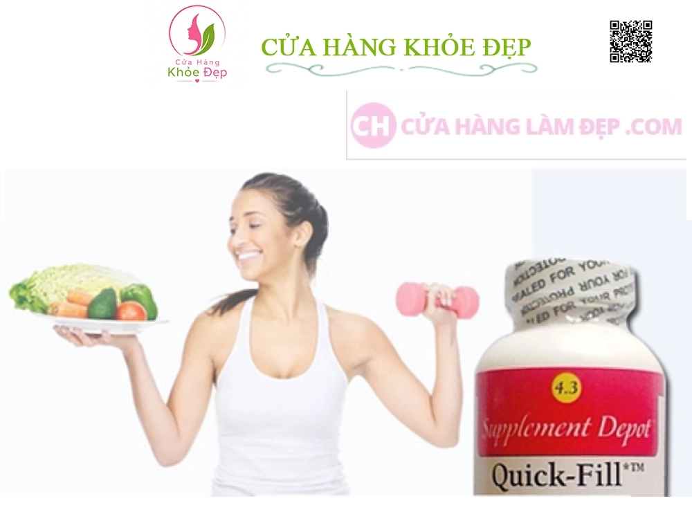 Viên Uống Hỗ Trợ Giảm Cân Quick Fill của Mỹ