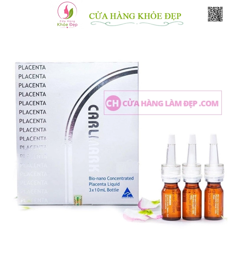 Tinh Chất Tế Bào Nhau Thai Cừu CARLMARK BIO NANO Kỳ Duyên House (3x10ml)