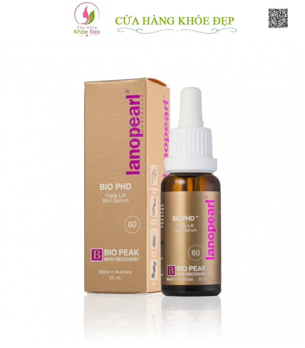Serum Hỗ Trợ Ngừa Lão Hóa Nhau Thai Cừu Đậm Đặc Công Thức BIO PHD - Lanopearl