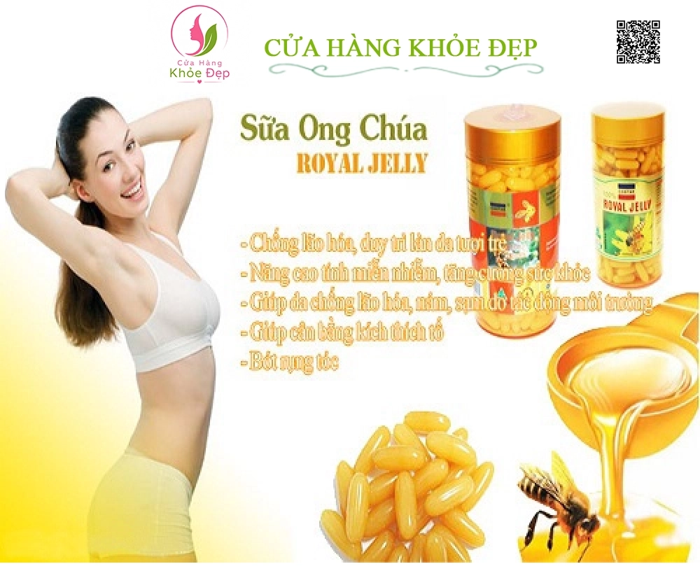Sữa Ong Chúa Golden Health (1600mg X 365 Viên)