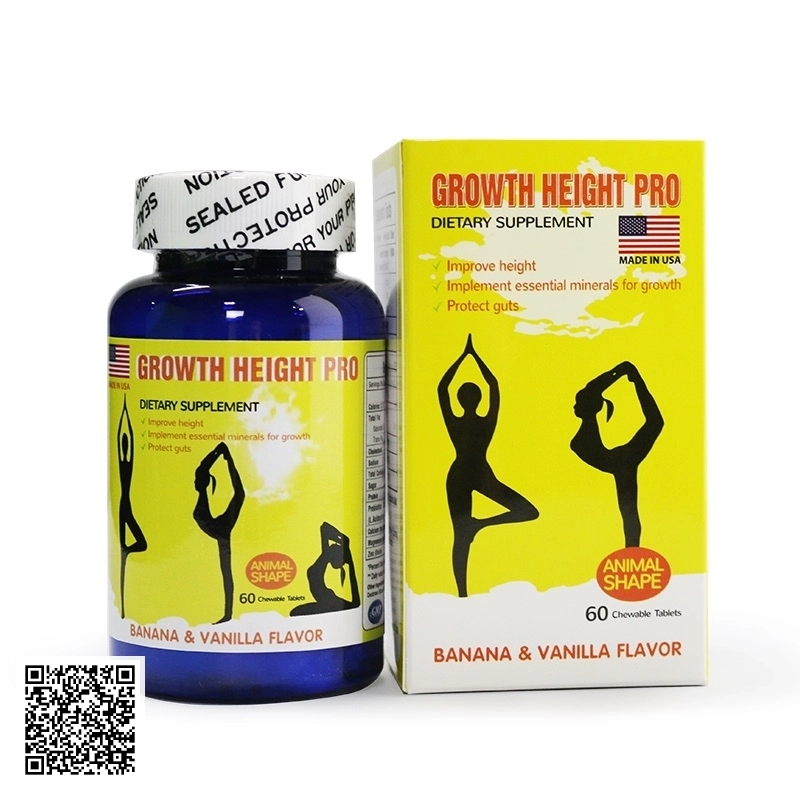 Viên uống Tăng Chiều Cao Growth Height Pro Của Mỹ (60 Viên)