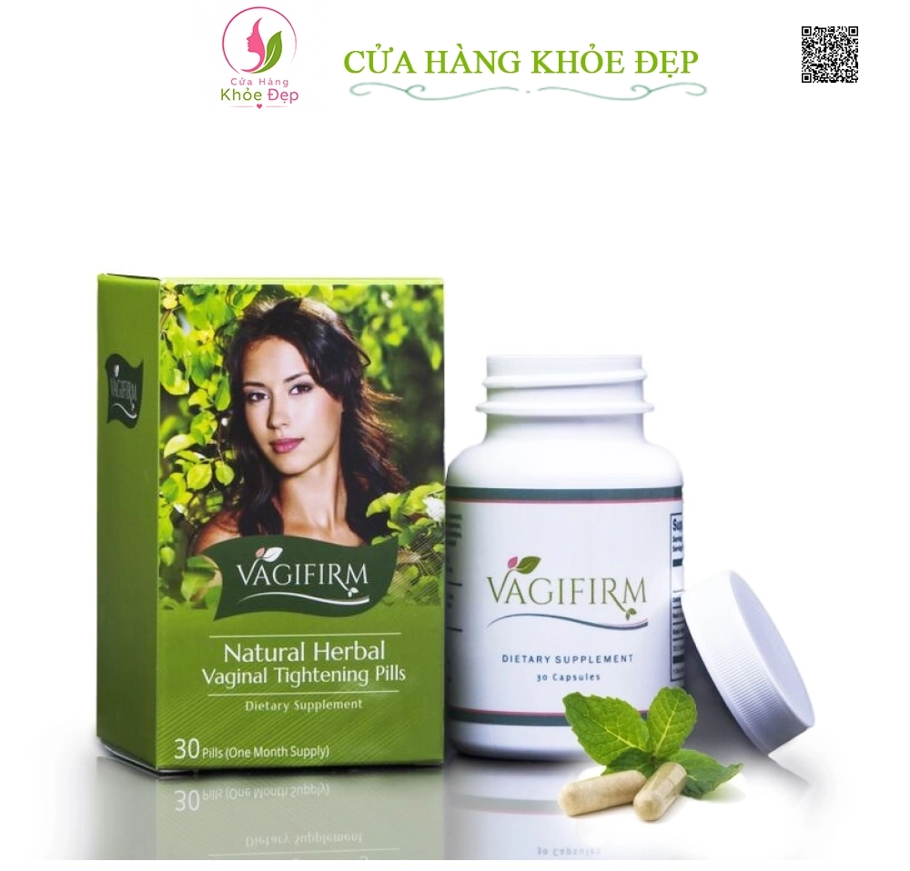Vagifirm - Thảo Dược Se Khít Vùng Kín, Tăng Cường Sinh Lý Nữ