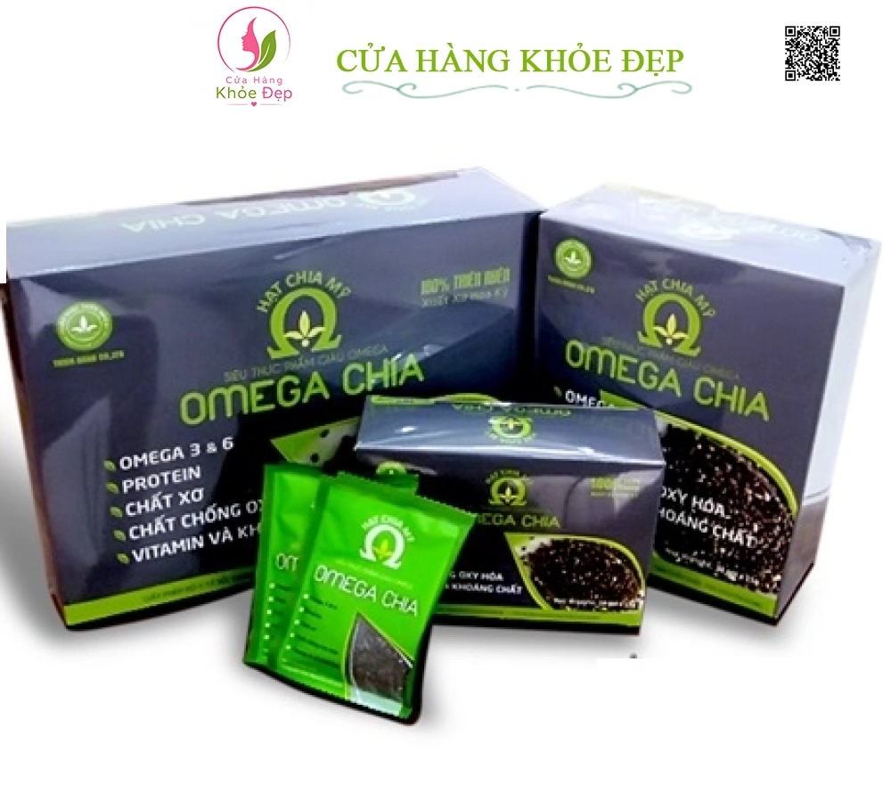 Hạt Chia Mỹ Omega Chia ( 33 Gói X 15gr)