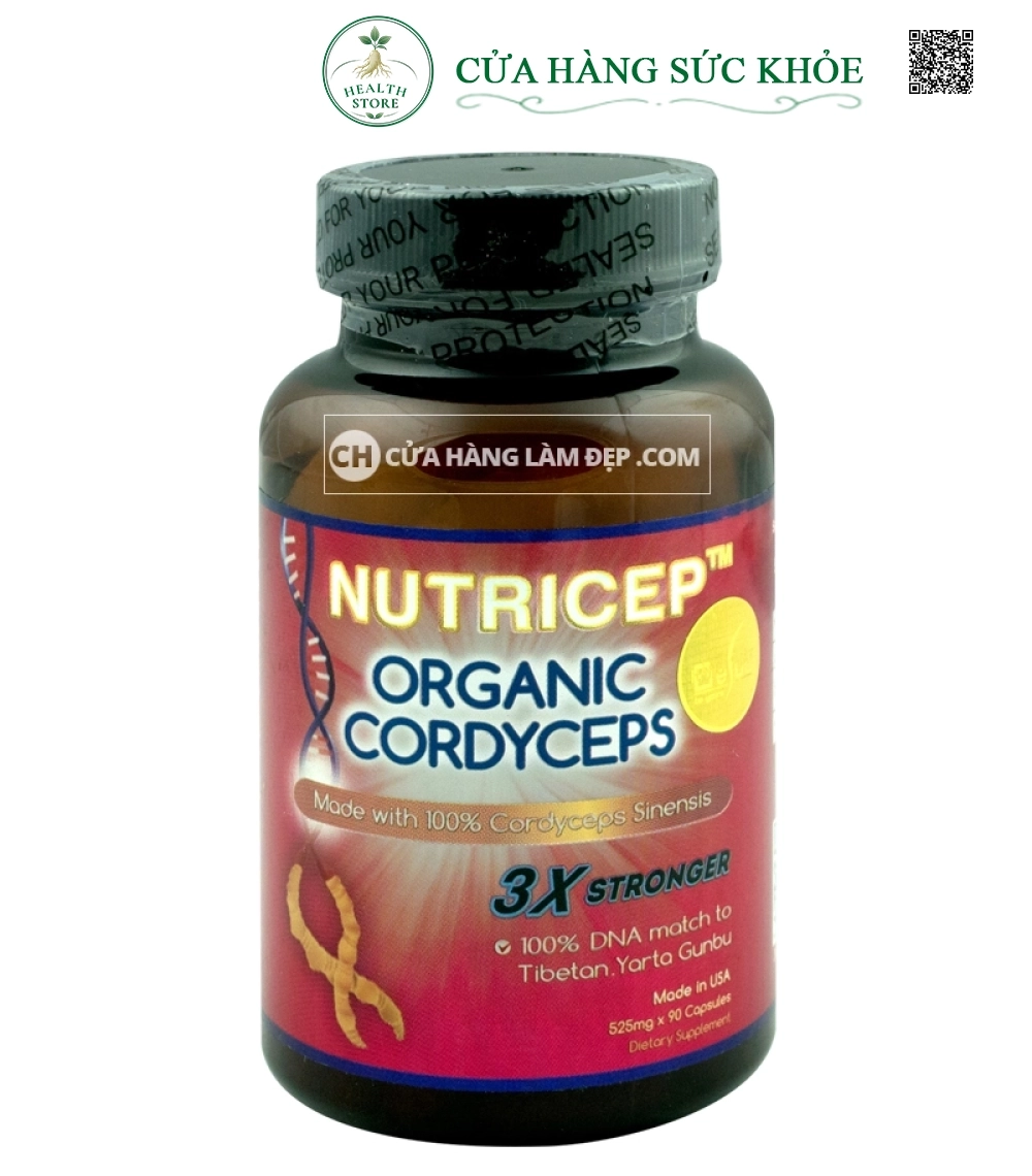 Đông Trùng Hạ Thảo Nutricep Organic Cordyceps - Kỳ Duyên House