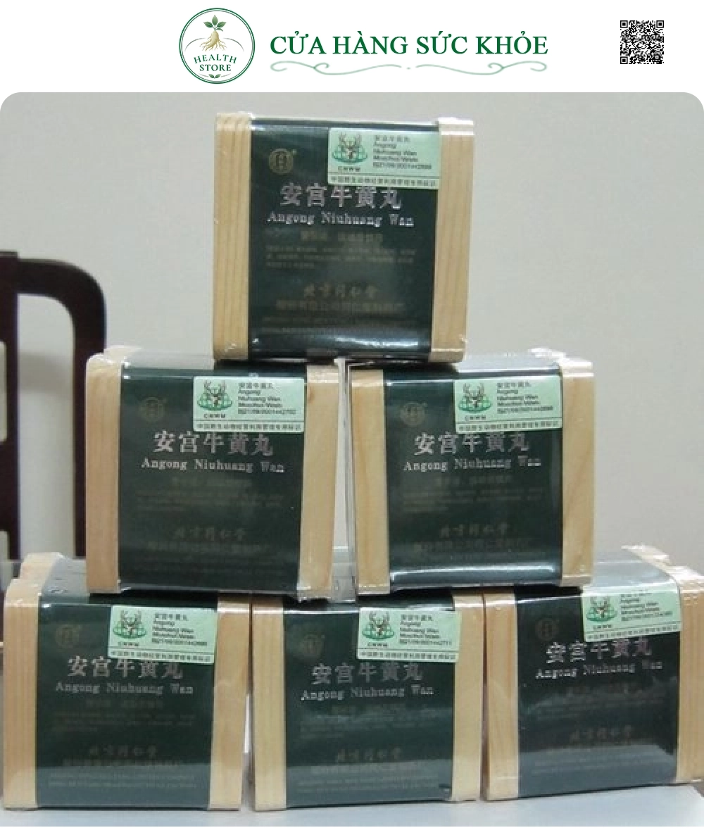 An Cung Ngưu Hoàng Đồng Nhân Đường (Trung Quốc) (Hộp 2 Viên)