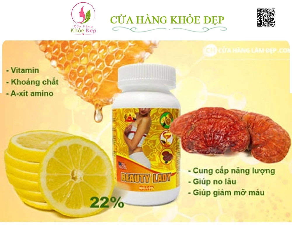 VIÊN UỐNG GIẢM CÂN BEAUTY LADY