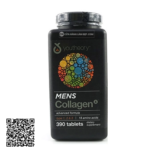 Viên uống Collagen Youtheory Mens Type 1, 2 & 3 Dành Cho Nam