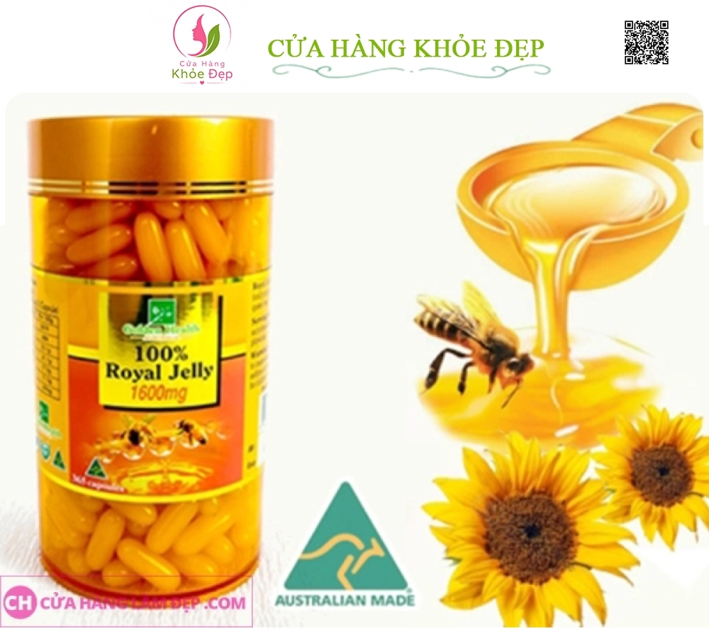 Sữa Ong Chúa Golden Health (1600mg x 100 Viên)