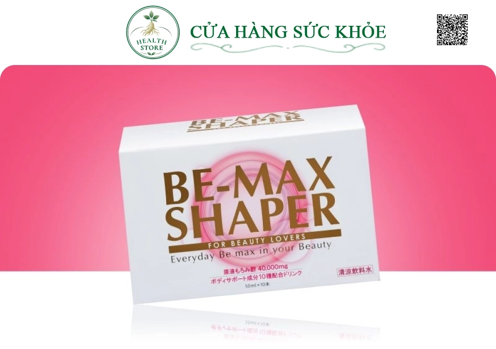 Nước uống hỗ trợ giảm cân Be-Max Shaper (Hộp 10 chai x 50ml)