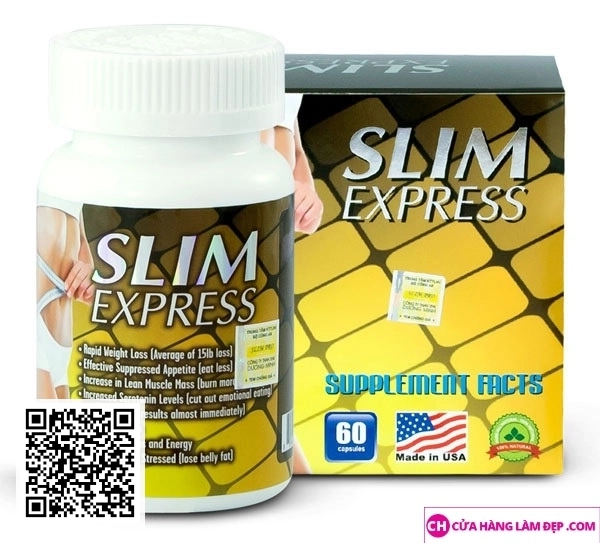 Viên Uống Giảm Cân Slim Express 60 Viên Của Mỹ