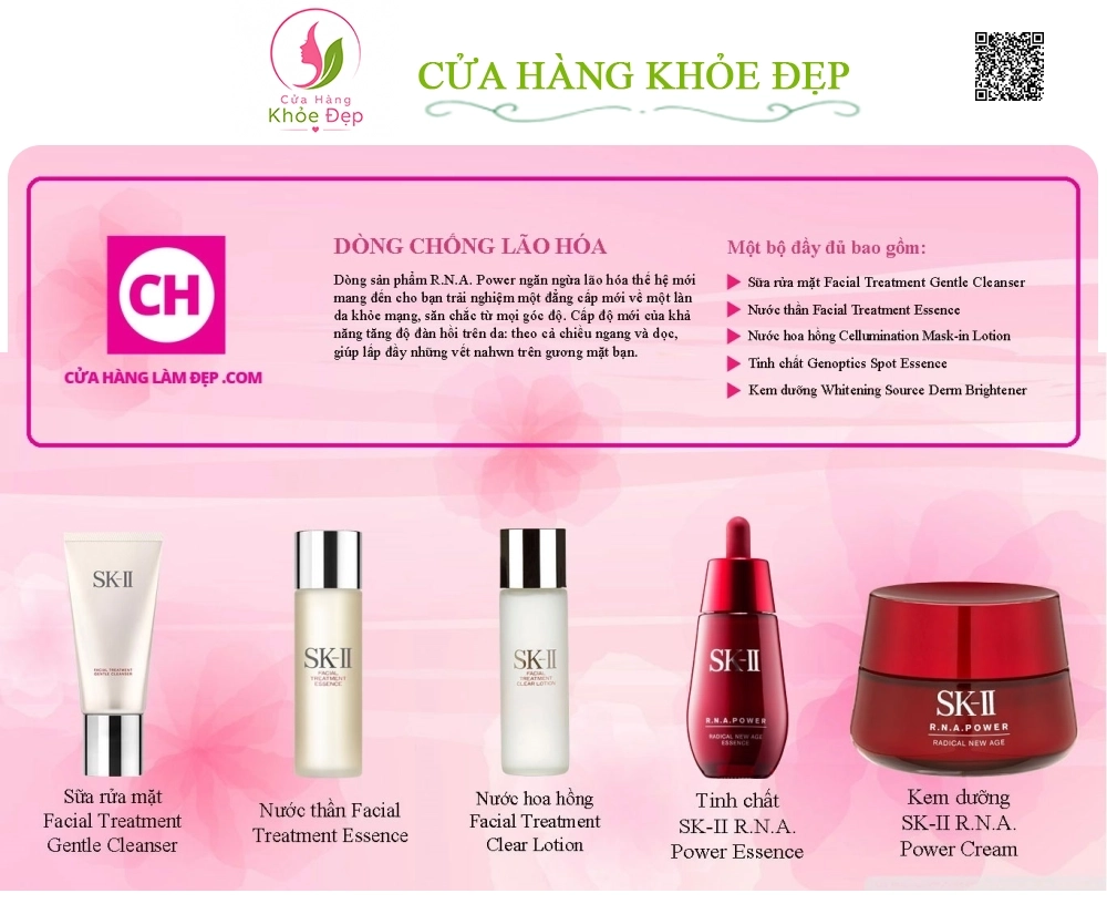 Rẻ Hơn Khi Mua Nguyên Bộ Sản Phẩm Dưỡng Ẩm Chống Lão Hóa Da SK-II