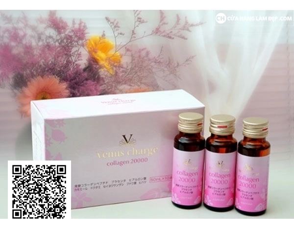 Nước Uống Venus Charge Collagen 20000 mg Nhật Bản