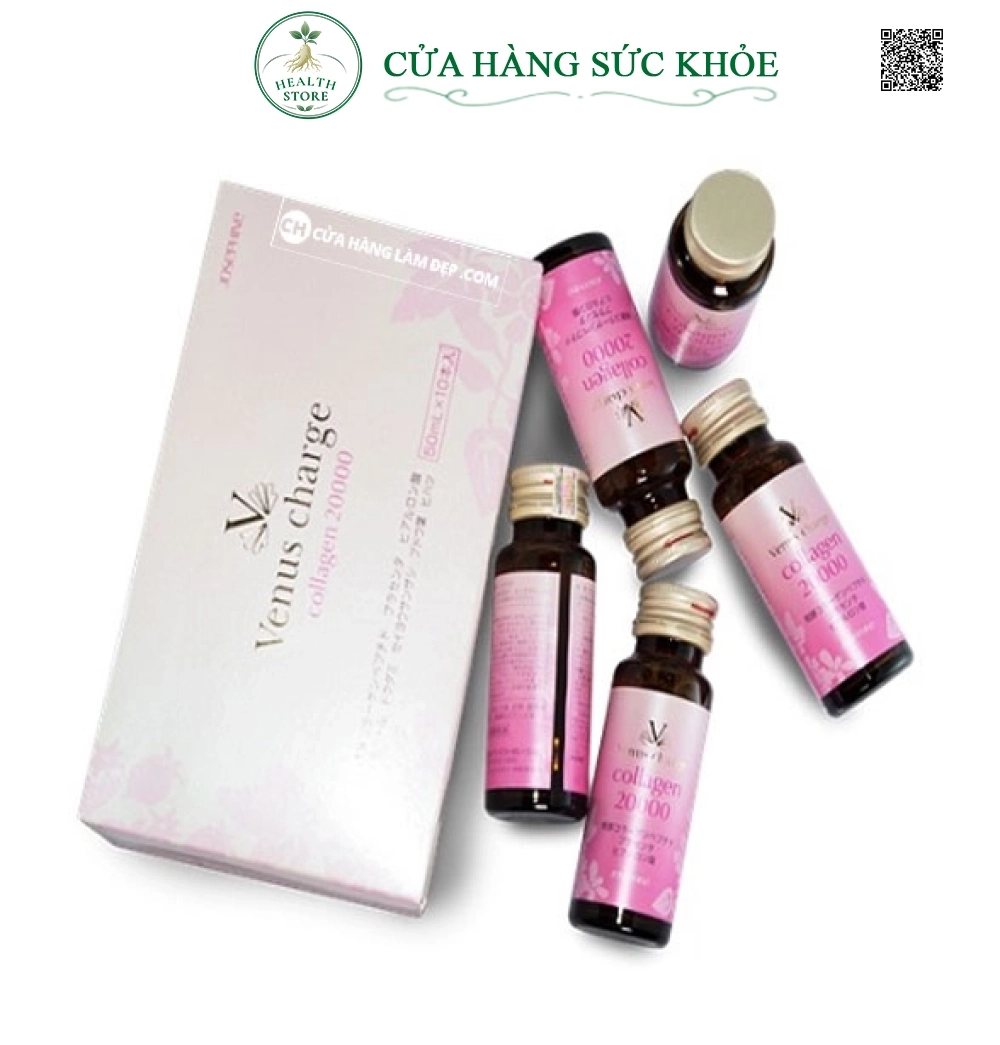 Nước Uống Venus Charge Collagen 20000 mg Nhật Bản