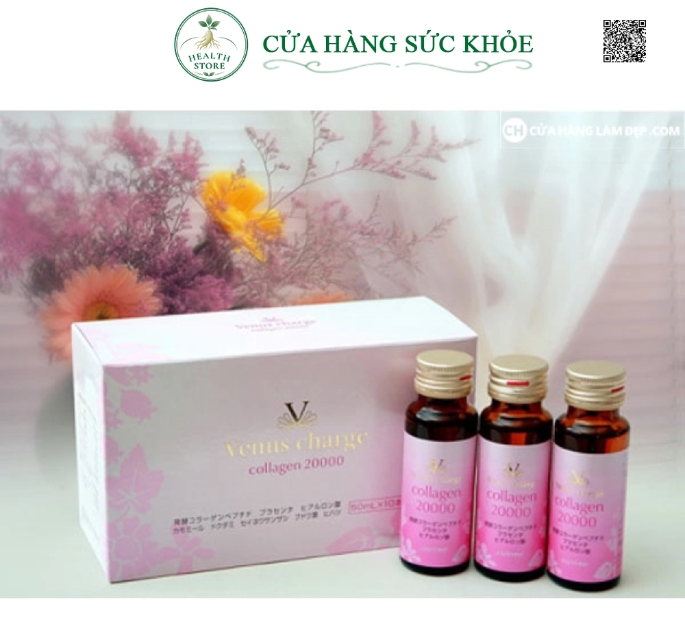 Nước Uống Venus Charge Collagen 20000 mg Nhật Bản