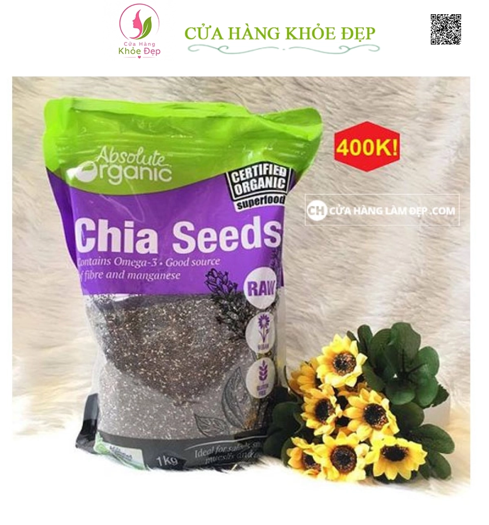 Hạt Chia Seeds High In Omega 3 Absolute Organic 1kg
