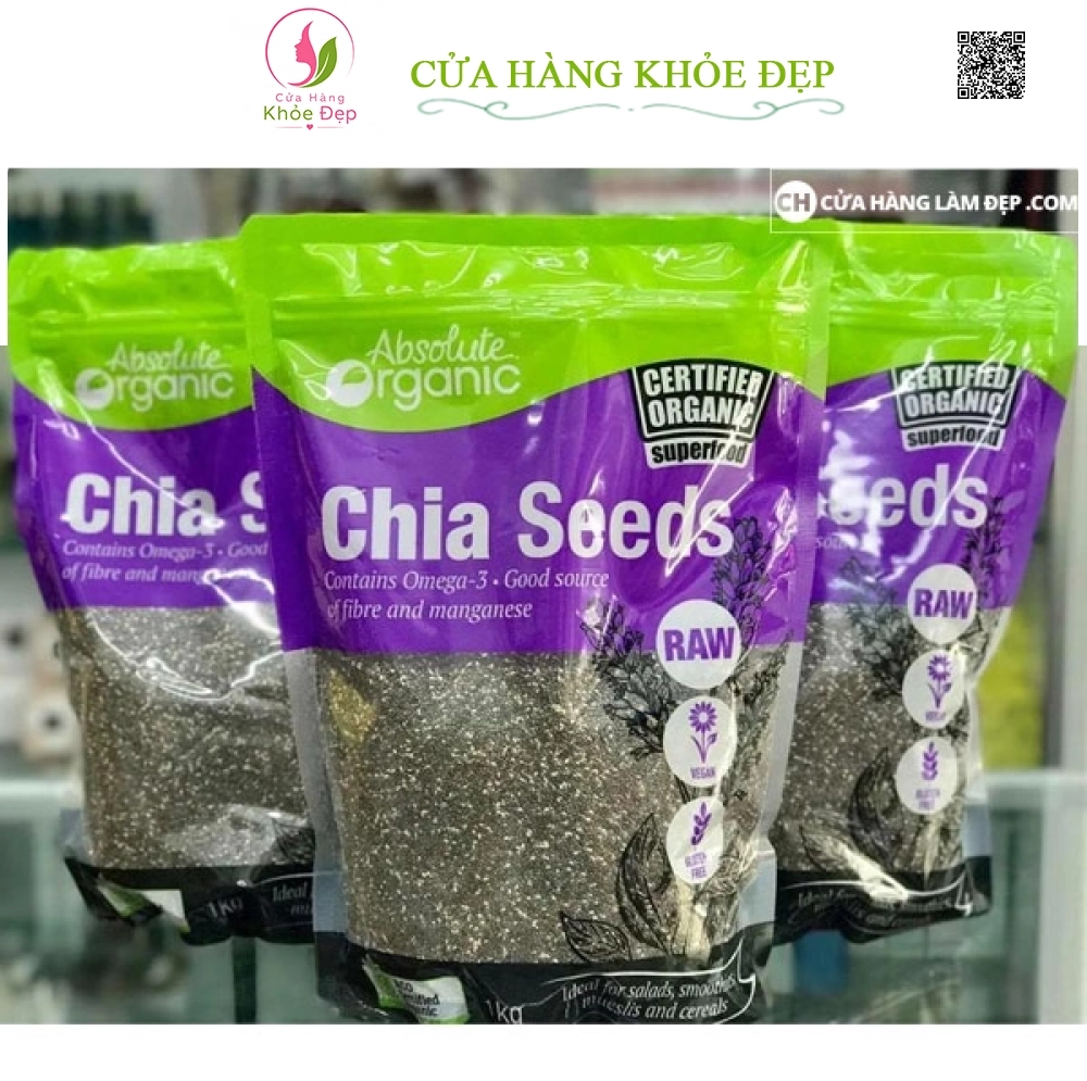 Hạt Chia Seeds High In Omega 3 Absolute Organic 1kg