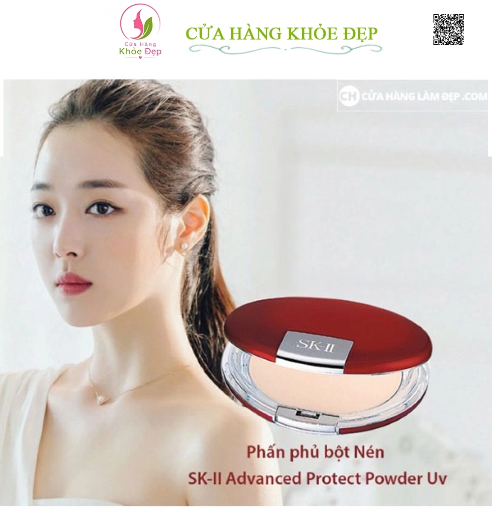 Phấn phủ Bột Nén SK-II Advanced Protect Powder UV