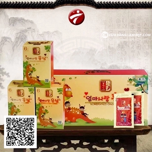 Nước Hồng Sâm Trẻ Em Pocheon Korea Red Ginseng Kids (20ml X 30 Gói)