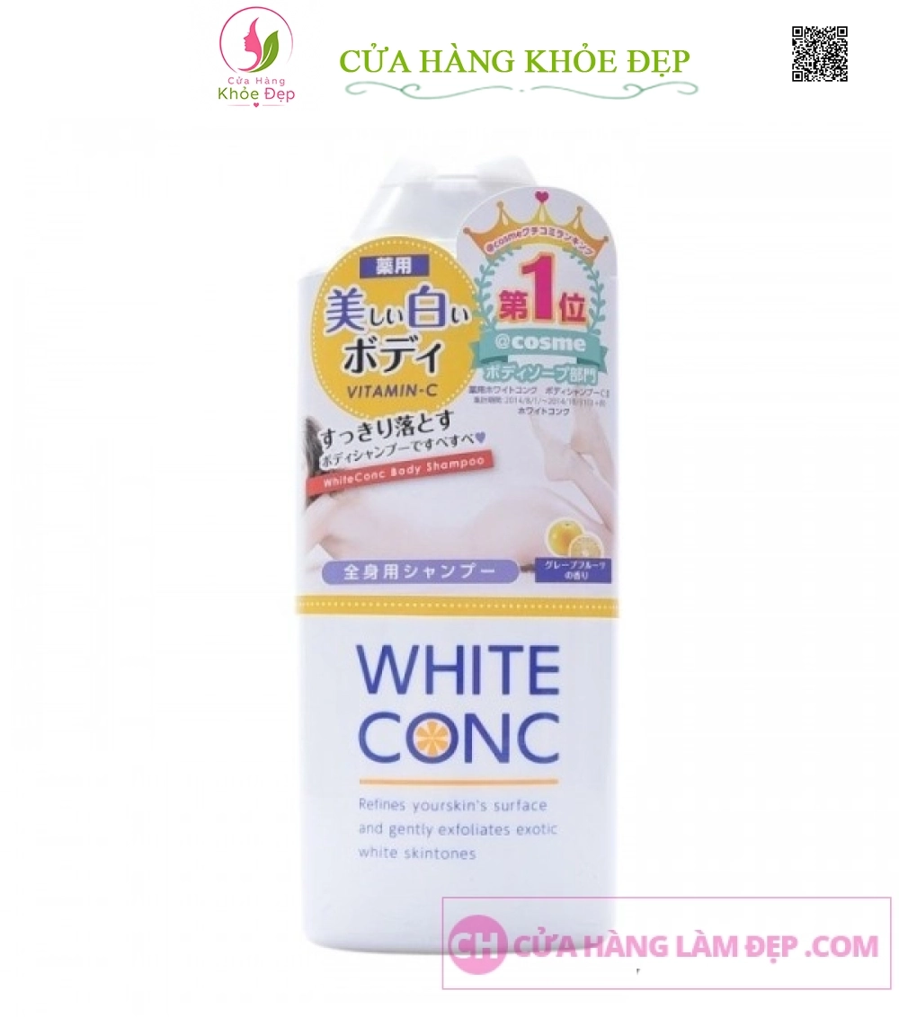 Sữa Tắm Trắng Da White Conc 360ml