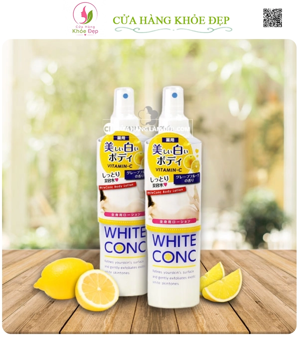 Lotion Xịt Dưỡng Da White Conc Vitamin C 150ml