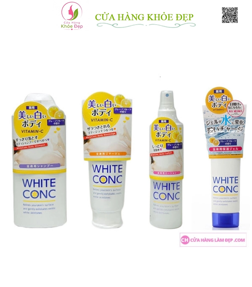 Bộ Sản Phẩm Dưỡng Trắng Da White Conc Của Nhật