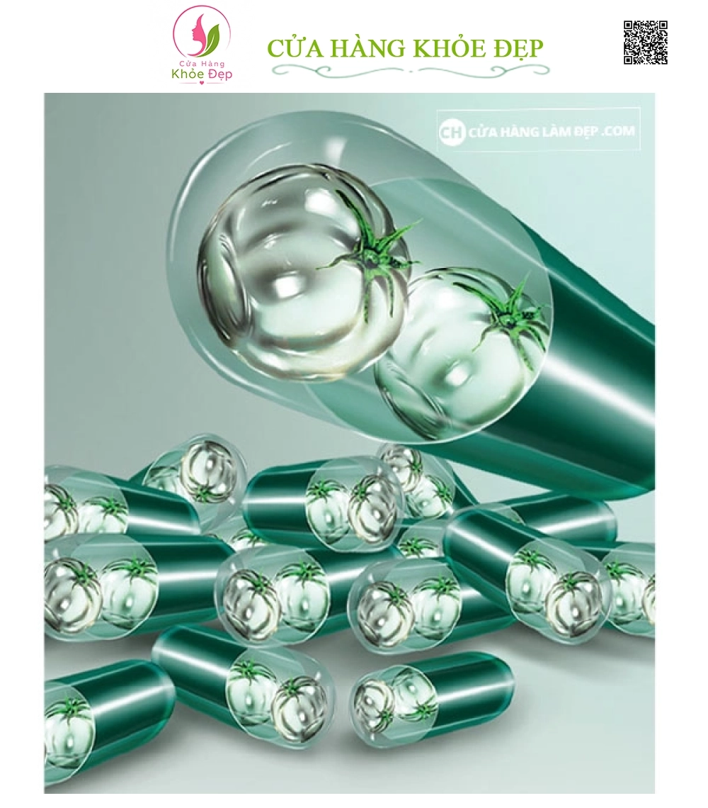 Viên Uống Trắng Da Cao Cấp Cà Chua Lione Lucent Beauty In Every Tablet 30 Viên Của Mỹ (Mẫu mới 2019)