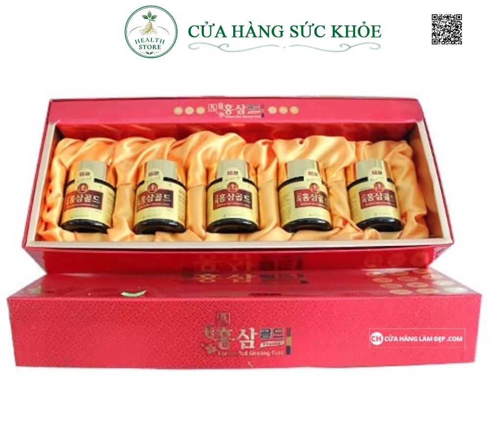 Cao Hồng Sâm 6 Tuổi Insam (120gr X 5 Lọ)
