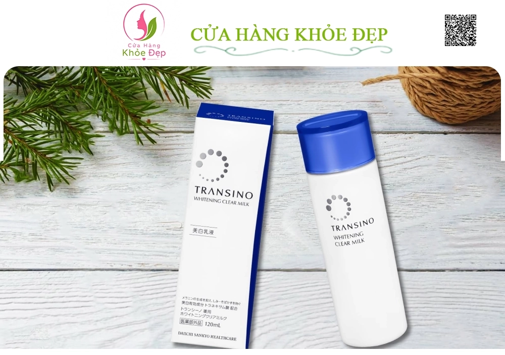 Sữa dưỡng trắng da Mờ Nám Transino Whitening Clear Milk 120ml