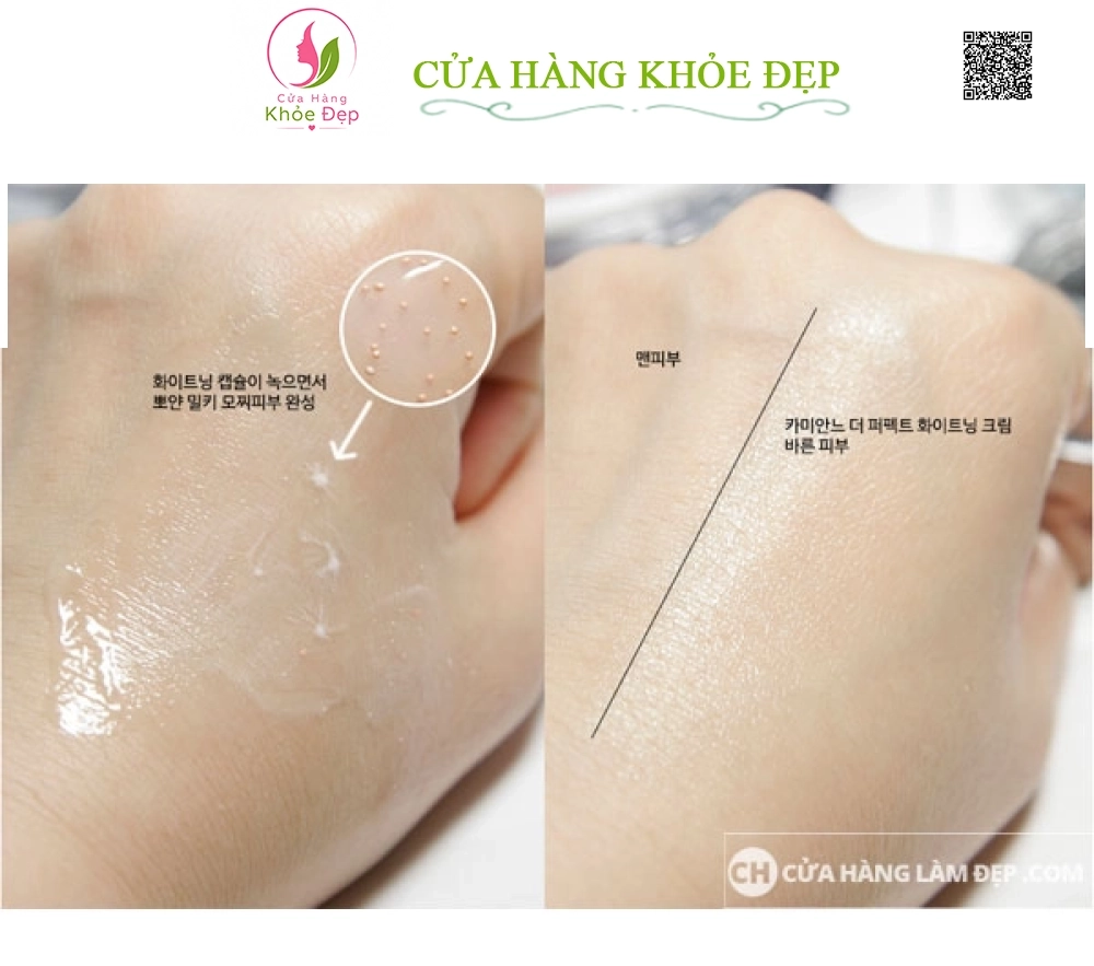 Kem Dưỡng Trắng, Mờ Thâm Nám, Trẻ Hóa Làn Da Camiane The Perfect Whitening Cream Plus