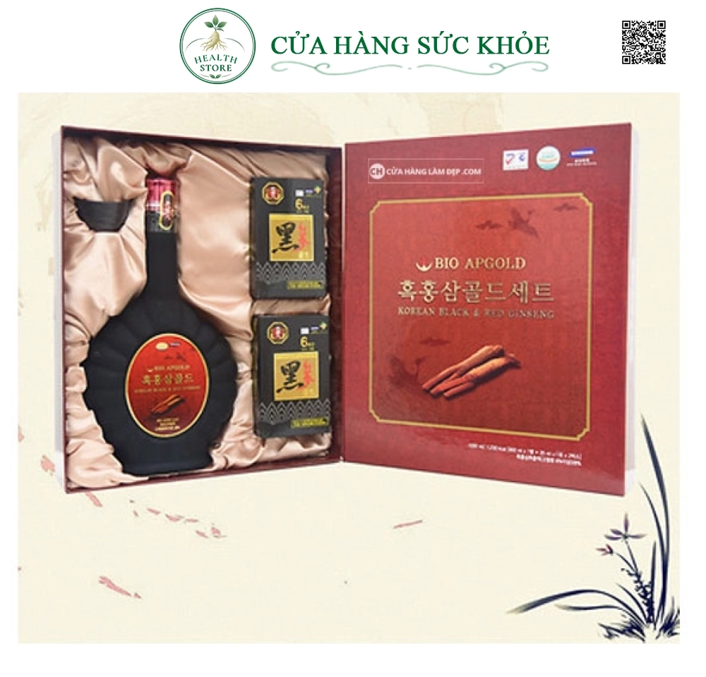 Tinh Chất Hắc Hồng Sâm Bio Apgold 900ml