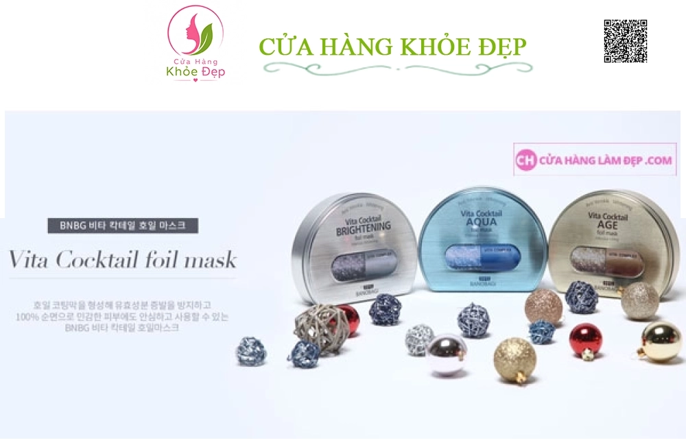 Mặt Nạ Thiếc BANOBAGI Vita Cocktail Age Foil Mask