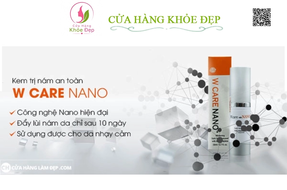 Kem Mờ Nám, Trắng Da An Toàn Wcare With Nano