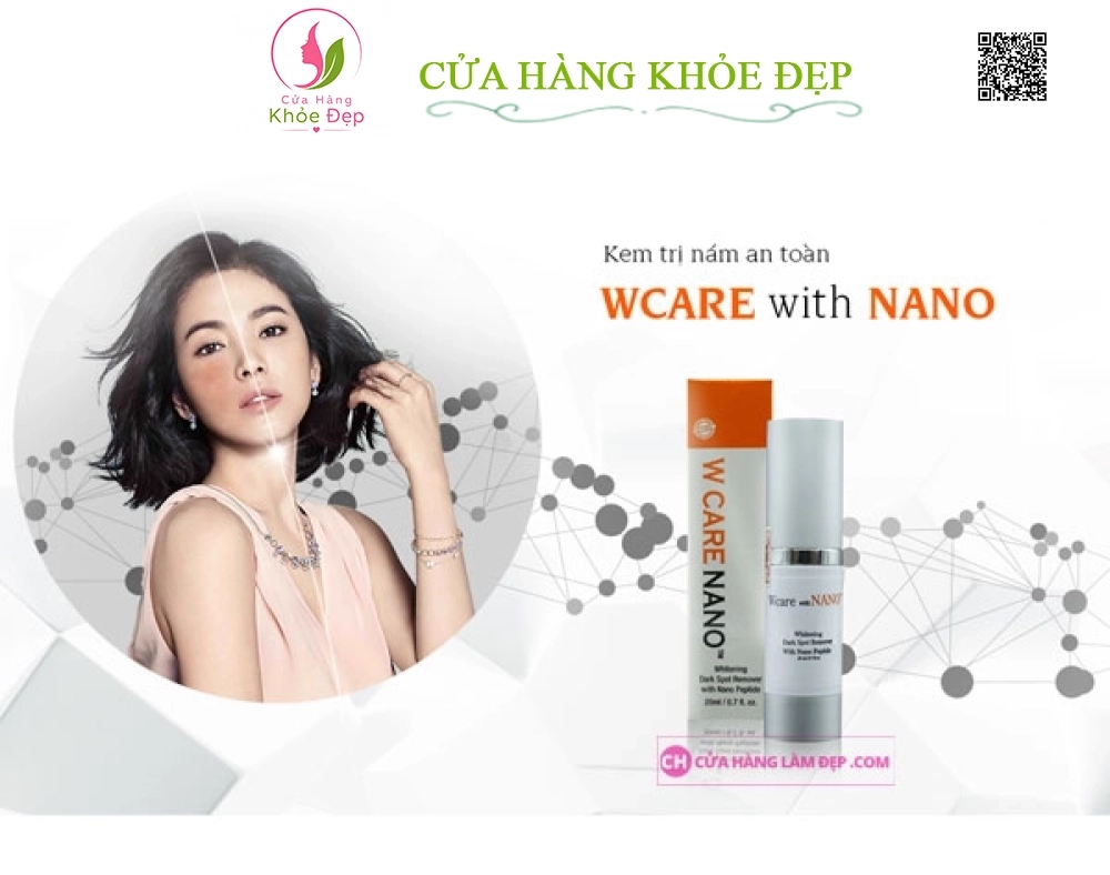 Kem Mờ Nám, Trắng Da An Toàn Wcare With Nano