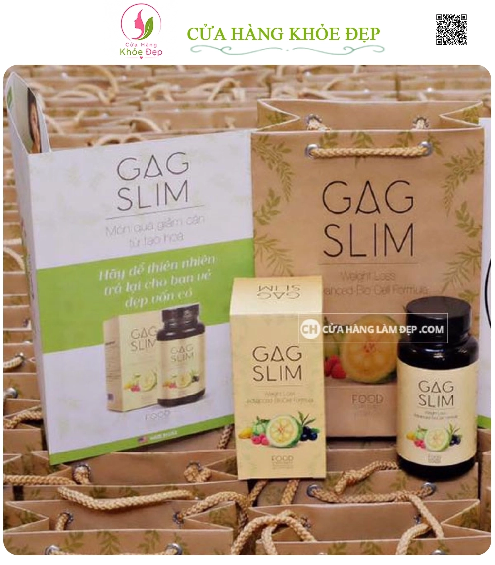 Viên Uống Giảm Cân Tối Ưu - Gag Slim mẫu mới 2019 Của Mỹ