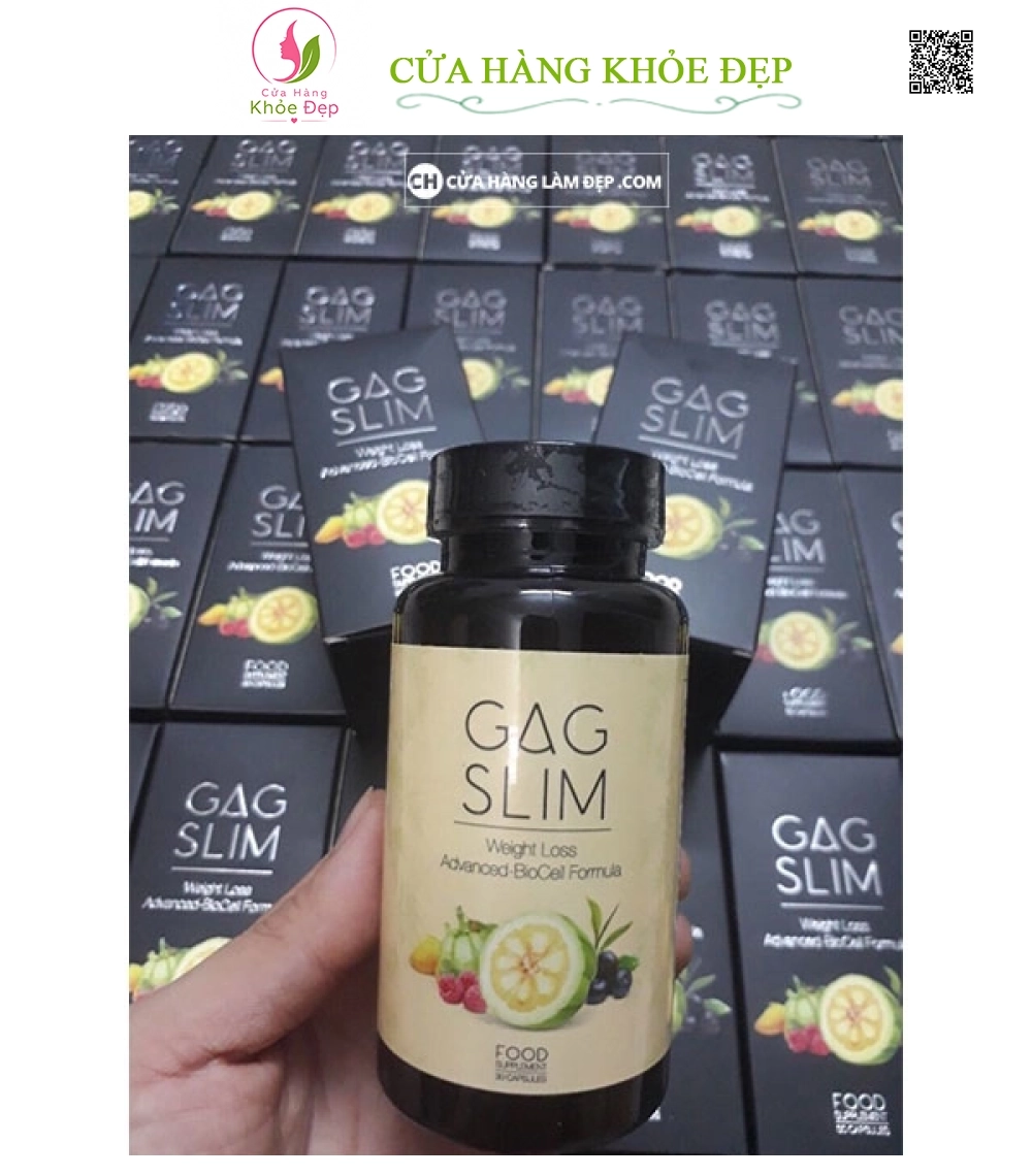Viên Uống Giảm Cân Tối Ưu - Gag Slim mẫu mới 2019 Của Mỹ