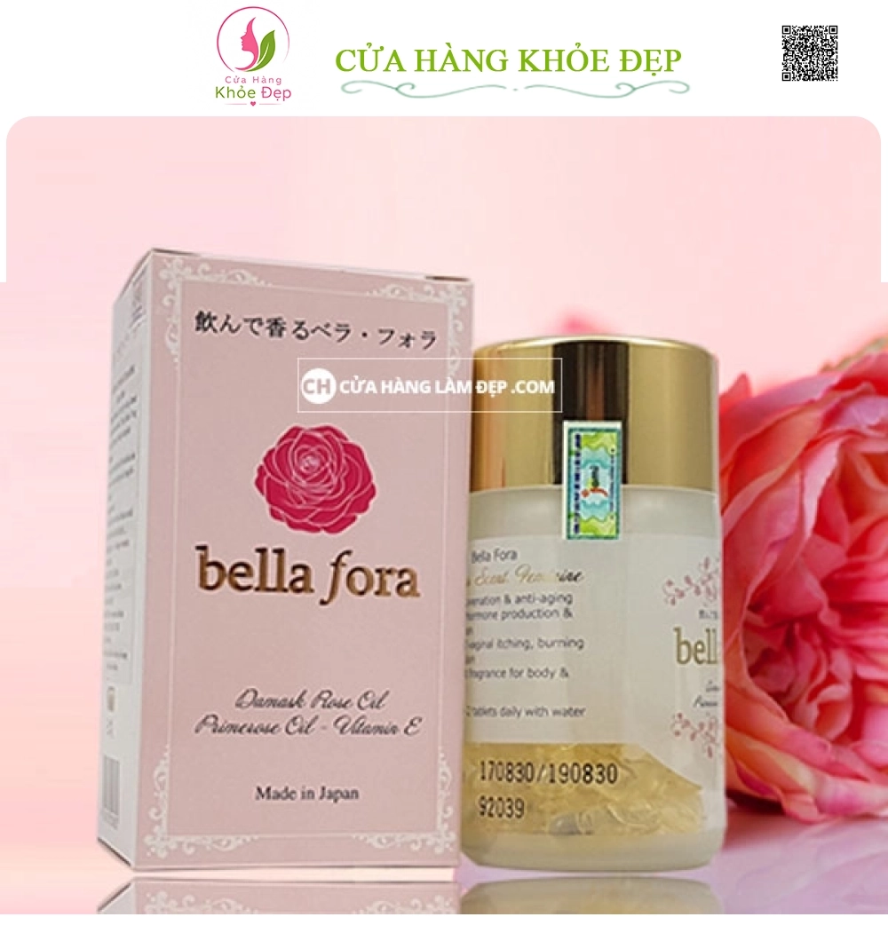 Viên Uống Thơm Toàn Thân Tinh Chất Hoa Hồng Bella Fora (35 viên)