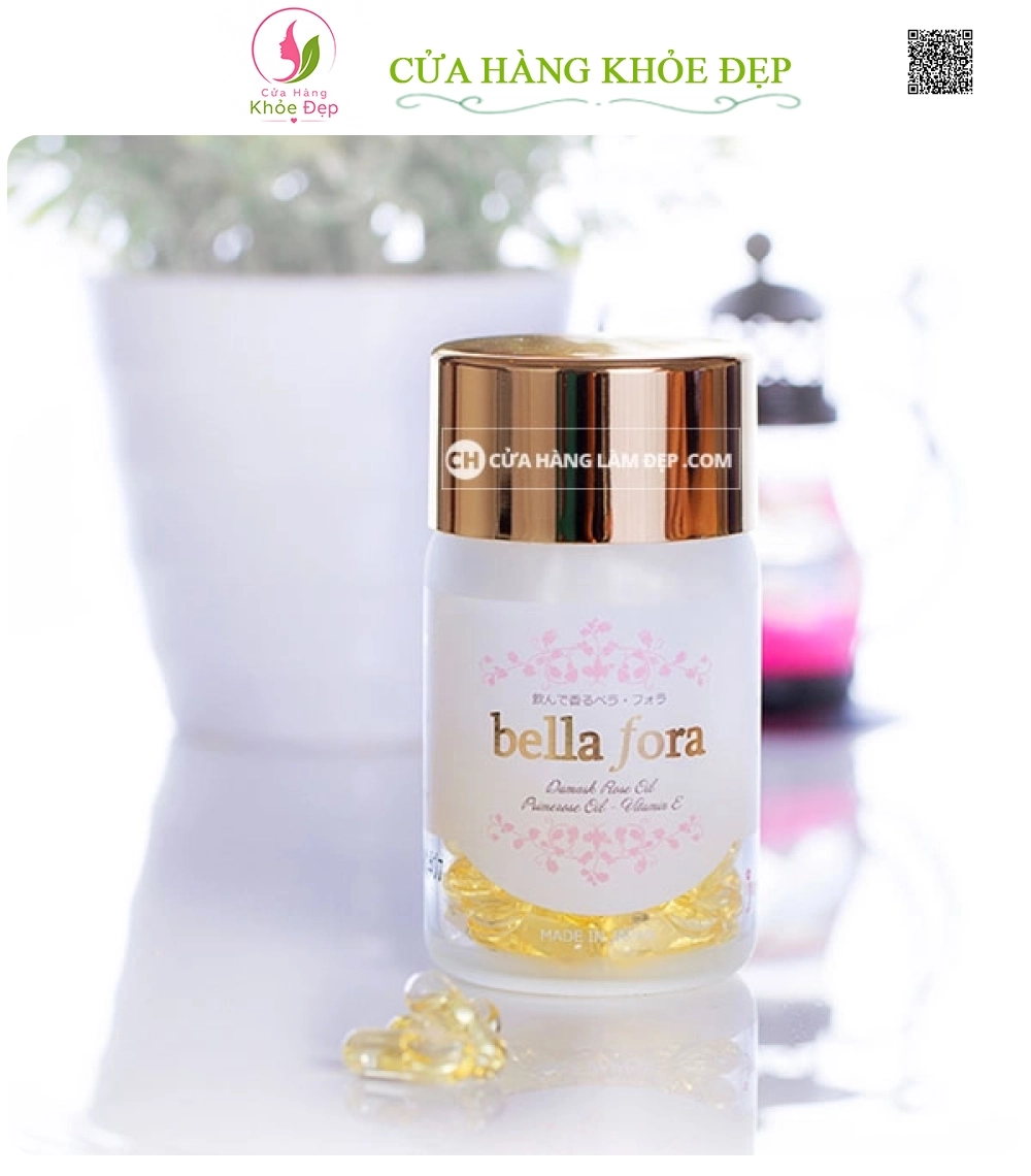 Viên Uống Thơm Toàn Thân Tinh Chất Hoa Hồng Bella Fora (35 viên)