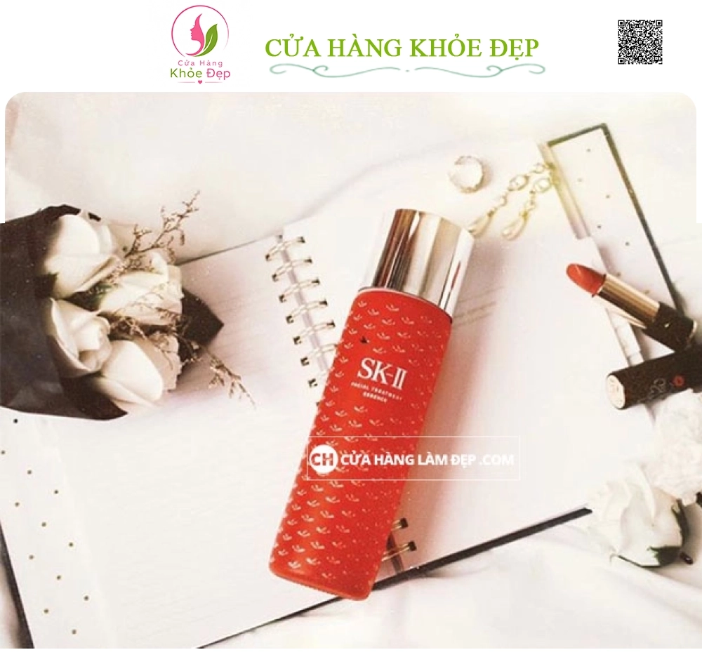 Nước Thần Mẫu Mới Mùa Hè 2018 SK-II Limited Edition Facial Treatment Essence 230ml Little Red Symbol